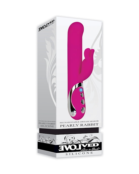 Evolved Pearly Rabbit Rechargeable Vibrator