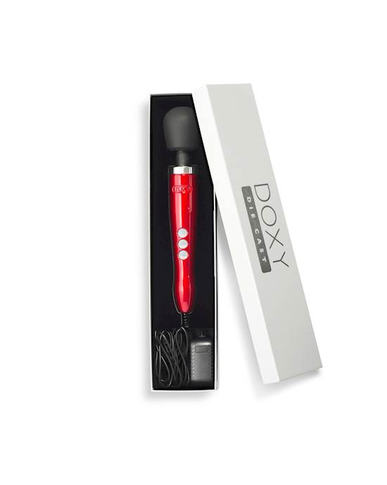 Doxy Die Cast Massager product image with packaging