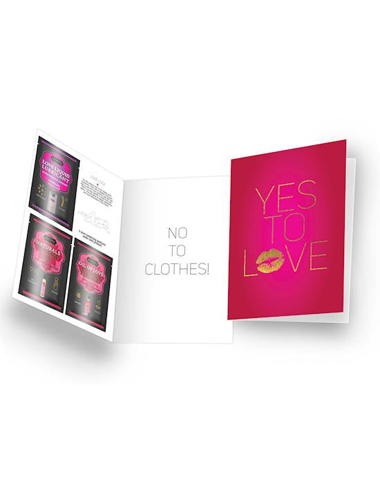 Yes To Love Greeting Card