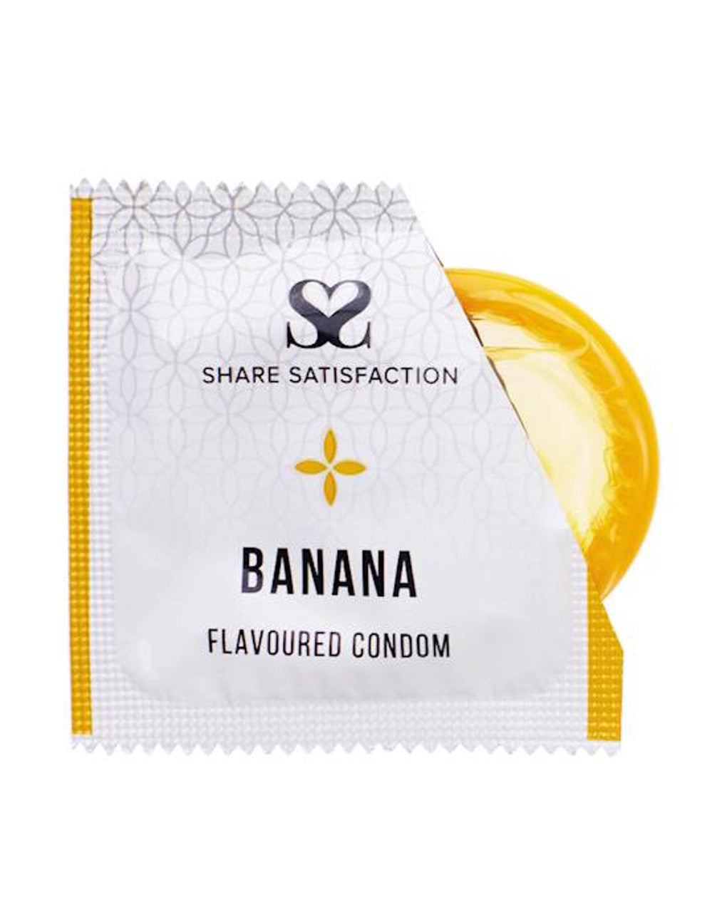Share Satisfaction Banana Flavoured Condom Single