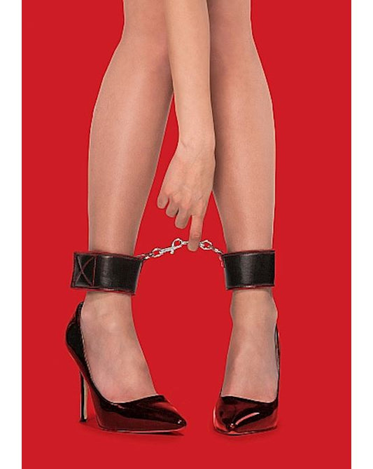 Reversible Ankle Cuffs Red