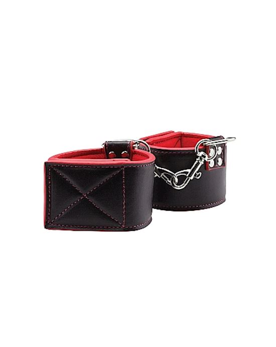 Reversible Ankle Cuffs Red