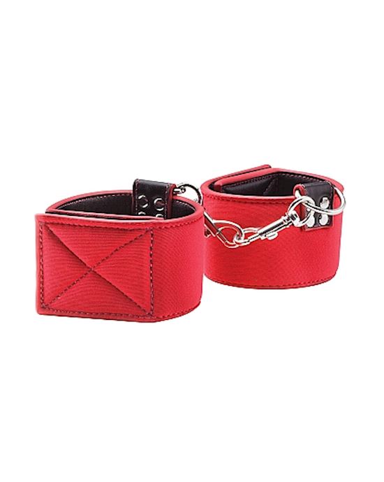 Reversible Ankle Cuffs Red