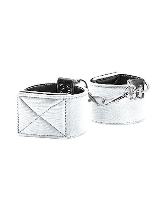 Reversible Ankle Cuffs White