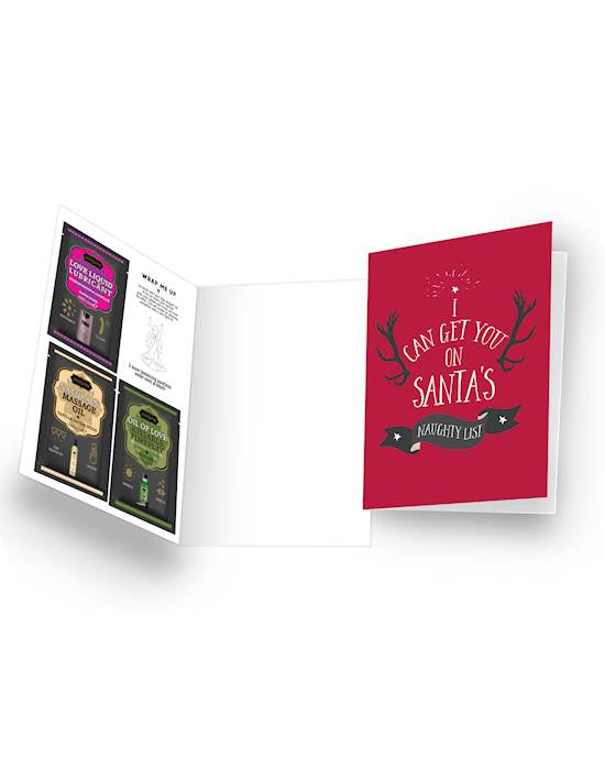 Santa's Naughty List Greeting Card