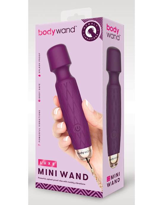 Bodywand Luxe Mini USB Purple Box and Packaging