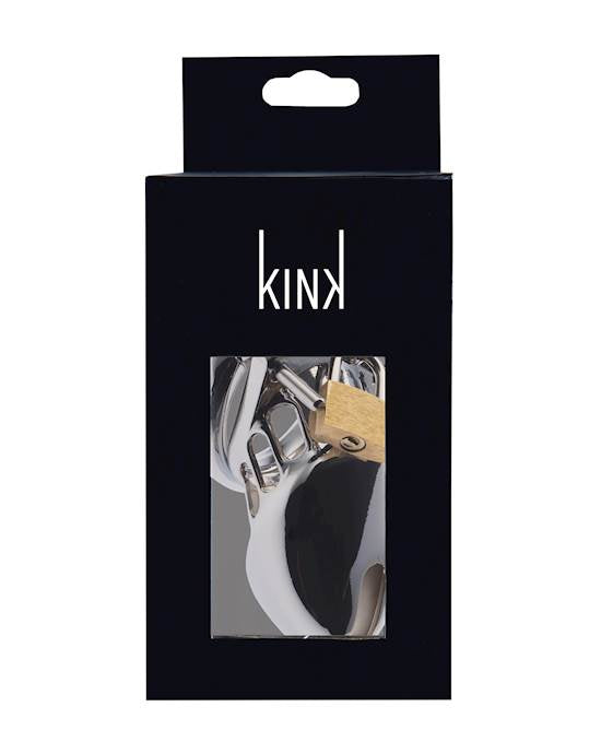 Kink Range Shield Chastity Cage product image and packaging