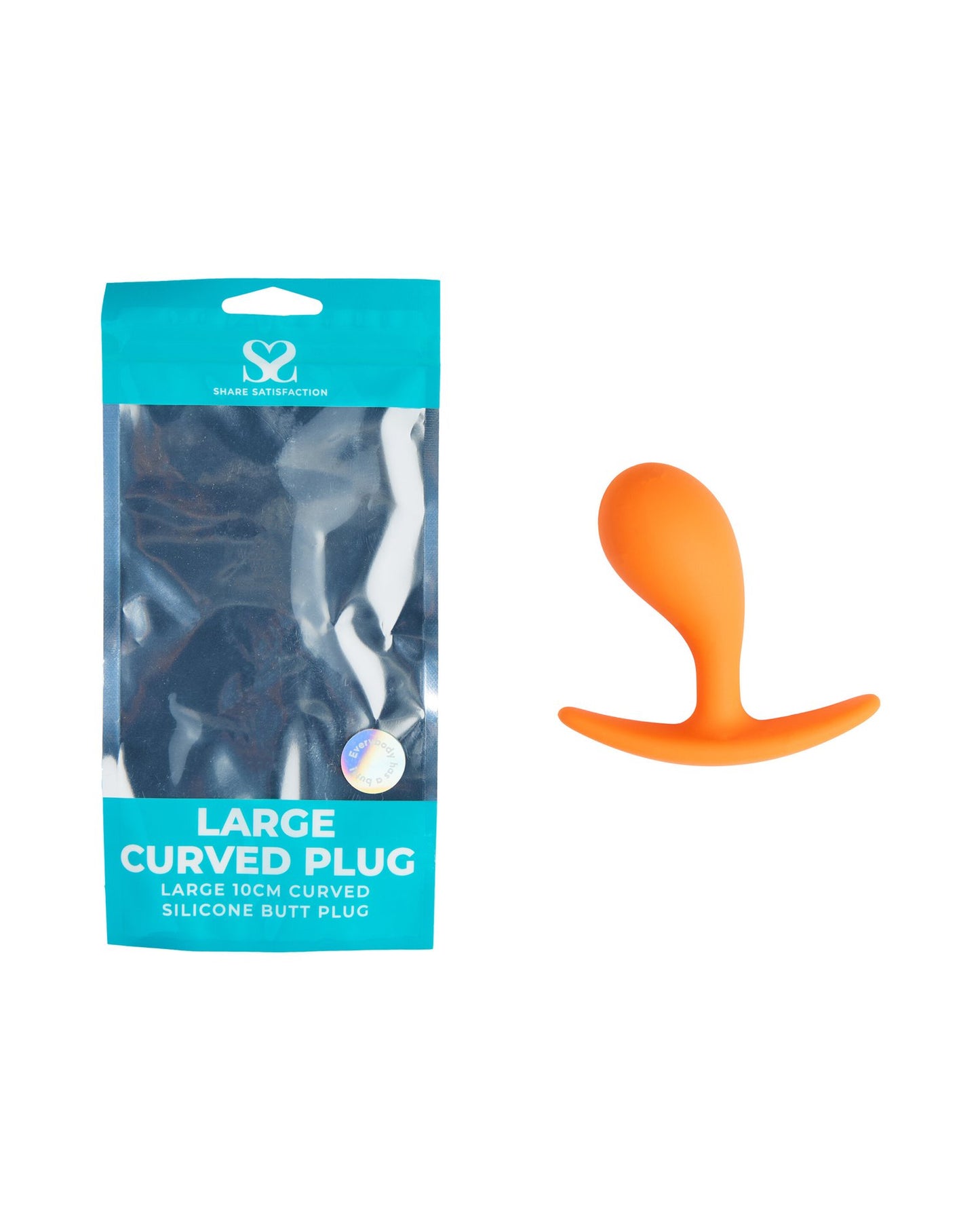 Share Satisfaction Large Curved Plug