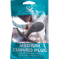 Share Satisfaction Medium Curved Plug