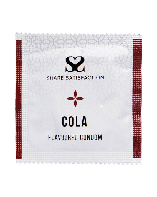 Share Satisfaction Cola Flavoured Condom Single