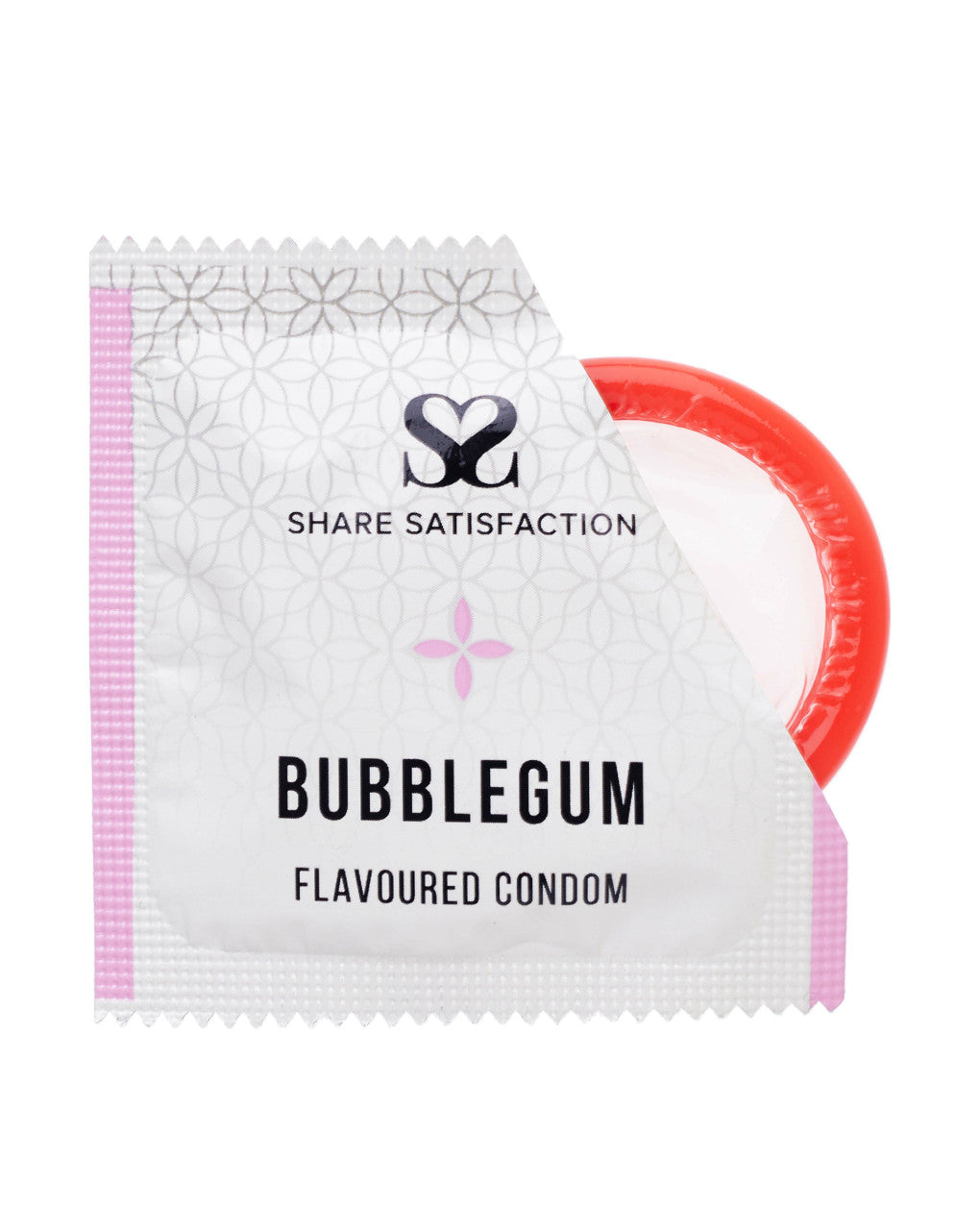 Share Satisfaction Bubblegum Flavoured Condom Single