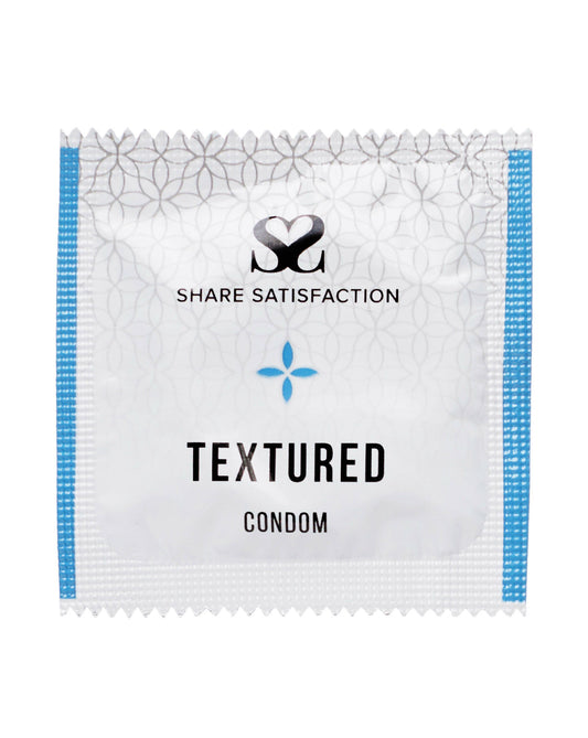 Share Satisfaction Textured Condom Single