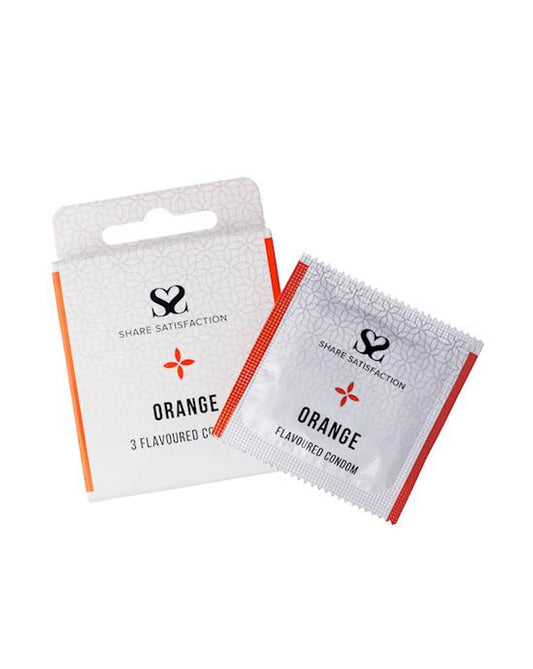 Share Satisfaction Flavoured Condoms 3 Pack