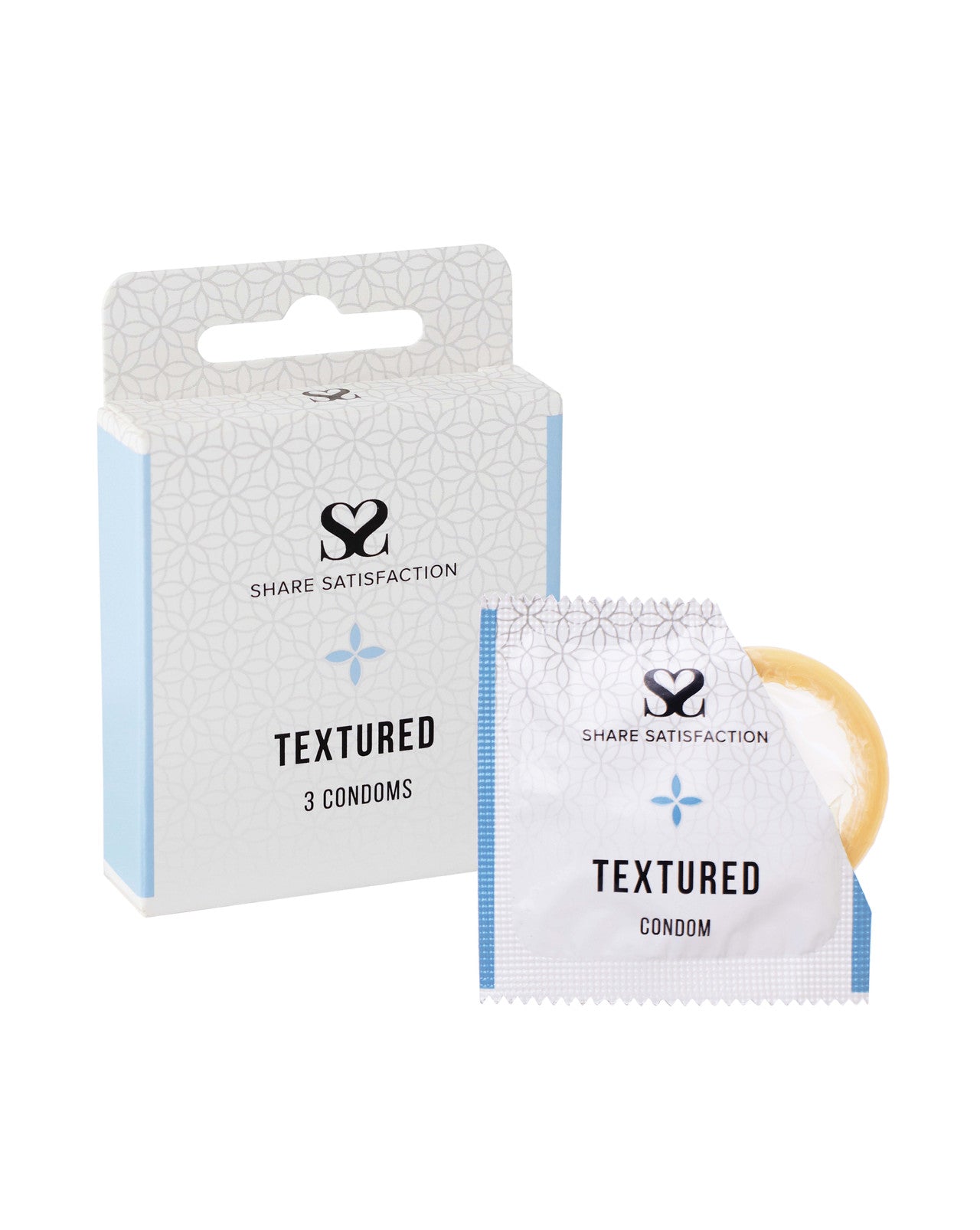 Share Satisfaction Textured Condoms 3 Pack