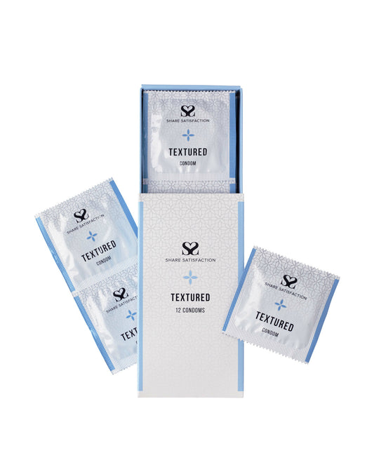 Share Satisfaction Textured Condoms 12 Pack