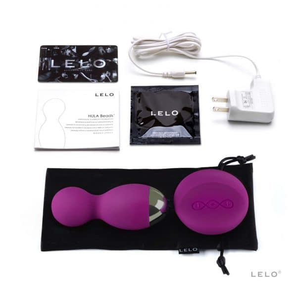 LELO Hula Beads purple product packaging